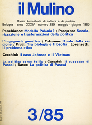 Copertina del fascicolo dell'articolo Pascal politico