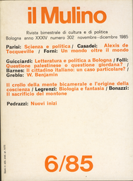 Copertina del fascicolo dell'articolo Letteratura e politica a Bologna. Il romanzo d'appendice su 