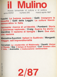 Copertina del fascicolo dell'articolo La cultura liberal-democratica nella società italiana