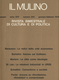 Copertina del fascicolo dell'articolo I rapporti cino-tedeschi dal 1949 al 1972